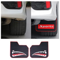 이지룸 자동차 머드가드 흙받이 캐릭터 2P 1세트 차량용, 2개 1세트