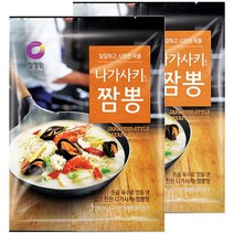 청정원 나가사키 짬뽕 베이스, 96g, 2개