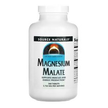 소스내추럴스 마그네슘 말레이트 3750mg 360정 Sodium Stearic 사과산, 1개, 기본