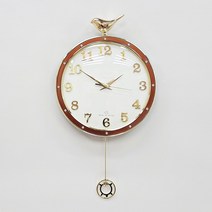 BnH 인테리어 벽시계 거실 안방 예쁜 무소음시계 9059, 단품