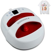 승화전사 의류전사지 옷에붙이는스티커 의류용스티커 열 프레스기 머그컵만들기 열프레스기 프레스기 heat press sublimation machine 미니 휴대용 열 기계 54, 하얀색, 씨엔