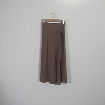 여름신상 여성 치마바지 허리밴딩 리본끈 플리츠 주름 롱스커트 팬츠 4color
