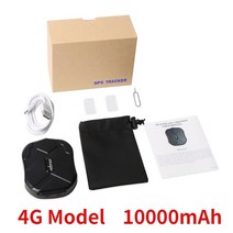자동차 GPS 추적기 5000mAh 90 일 대기 2-4G 차량 웹 앱 실시간 모니터 재생 추적 알람 메시지 탐지기, [02] 4G 10000mAh, 02 4G 10000mAh