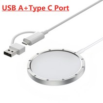 100W 고속 충전기 QI USB C 자기 무선 충전 장치 아이폰 호환 14 13 12 11 프로 맥스 미니 8 플러스 XR X XS 에어팟, [02] Type C and USB A