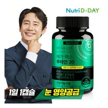 [뉴트리디데이] 메가렉스 루테인20 90캡슐 x 1병 (총3개월분), 상세 설명 참조