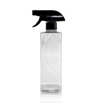 다용도 사각 투명 핸드 건 스프레이 공병 500ml / 2가지 분사모드