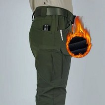운동조거팬츠 상어 가죽 소프트셸 멀티 포켓 트레이닝 바지 남성용 위장 작업 바지 가을 겨울 밀리터리