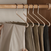 [도매기프트] 논슬립 바지걸이 미끄럼방지 PVC 코팅 옷걸이 치마걸이고은, 선택_pvc코팅바지걸이 핑크1P