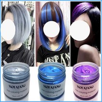 스타일링 컬러왁스 염색 하루용, 하얀색