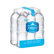 지리산수 블루 2L 24병 /생수전문배송, 지리산수 무라벨 블루 2L 6병 /