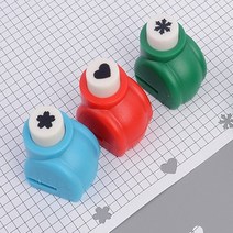 HY 귀여운 모양 미니 펀칭기 펀치 인증천공기 펀치, 하트