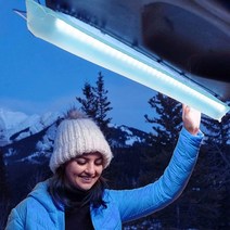접이식 LED 스틱 캠핑 랜턴 자석 캠핑조명 차박 텐트 램프, 85cm, 블루