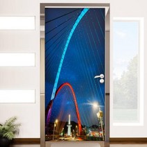 [바보사랑] 대전엑스포_현관문시트지[꾸밈], 타입선택:1.다리