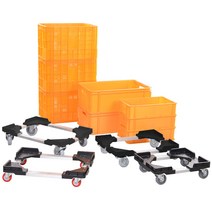 티렉스 알루미늄 앵글 달리 운반 주문제작, 640mm*410mm/우레탄(3인치), 1개