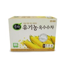 샘표 순작 유기농 보리차 옥수수차 30티백 한알한알 깨끗한 티백차, 순작 유기농옥수수차 30T