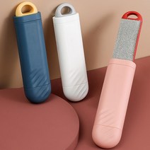 미니 의류 먼지제거기 휴대용 옷 먼지제거 브러쉬, 화이트