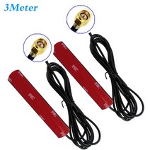 2PCS WIFI 안테나 3G 4G LTE 패치 안테나 700-2700MHz 12dbi SMA 남성 3 모뎀 라우터 용 5M 커넥터 연장 케, 02 2PCS-SMA-M-3 Meter_02 폴란드