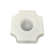정원 주차장 포장 금형 시멘트 DIY 경로 만들기 수동 벽돌 도구 디딤돌 블록 메이커, 2cps|WHITE