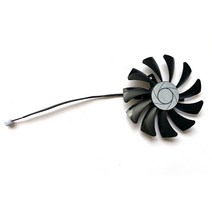 새로운 2PIN HA9010H12F-Z 12V 0.57A 쿨러 팬 MSI Geforce GT 1030 RX550 GTX 1050Ti 4G OC 1050 2G 그래픽 카드 냉각, [01] 2pin