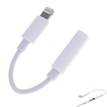 변환 젠더 휴대폰 노트북 변환 USB HDMI 케이블 1PC Headphone Earphone Jack Audio Converter Adapter Connector Cable f, 01 WHITE