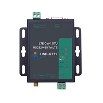 USR-G771-E LTE CAT 1 셀룰러 모뎀 지원 LTE 및 GSM TCP UDP 투명 전송 RS232 RS485 인터페이스 w/ SIM 카, RTU to TCP UK Plug