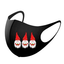 PM2.5 마스크 세련된 크리스마스 재사용 가능한 3D 인쇄 페이스 마스크 페이스 마스크 해피 새해 Navidad, 8