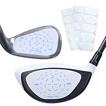 15p 골프 타점스티커 드라이버 아이언 임팩트 스티커 타점마크, 아이언용