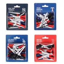 롱 골프티 티꽂이 홀더 플라스틱 골프티 70mm 20개, 캠프빌리지 텍사스레인저스