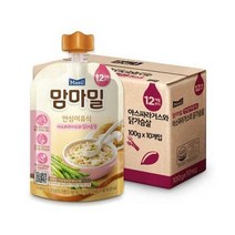 매일유업 맘마밀 안심이유식 12개월 100g 10팩 3종 중 택1, 표고버섯과 소고기 10팩