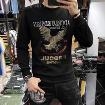 TZQW 흠광지성 봄 남자 긴팔 맨투맨