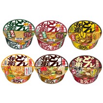 일본 닛신 돈베이 컵라면 우동 소바 6종류12개 1박스 유부 카레 튀김 고기 컵누들 라면, 오리국물 소바 12개
