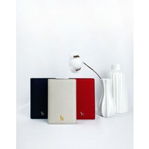 23SS 아이보리 퍼피장식 소가죽 카드지갑 HIHO3E133IV