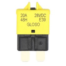 자동차부품자동차 오토바이 트럭 보트 마린 5A 7.5A 10A 20A DC 28V 수동 리셋 ATC 회로 차단기 블레이드, 04 20A