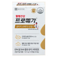 종근당건강 알티지 오메가3 듀얼, 40정, 4개