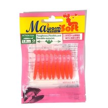 [패밀리낚시] 마리아 마마웜 액션피쉬 1.8인치 풀치 풀치웜 볼락웜 볼락루어, 핑크
