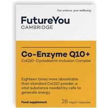 퓨처유 캠브릿지 코큐텐 250mg 사이클로덱스트린 FutureYou Cambridge CoEnzyme Q10 Cyclodextrin 28정