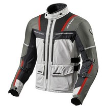 레빗 바이크 방한자켓 오토바이 겨울 상의 보온내피 CE보호대 OFFTRACK RED, 2XL