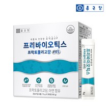 종근당 프리바이오틱스 아연 프리바이오텍스 푸락토 프락토 올리고당 유산균 FOS 에프오에스 장내유익균 먹이 푸리 프리 바이오 스틱스 분말, 30포, 5박스