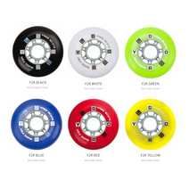 자이로 F2R 인라인휠 72mm 76mm 80mm 낱개판매, 레드