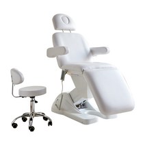 전용 리프팅 베드 미용실 전동 미용 치과 침대, 블랙+풋컨트롤+USB 올인원, 공식 표준배치