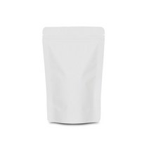 화이트알루미늄 지퍼스탠드 13 x 20 + 7 (원두100g), 100장, 소(S)