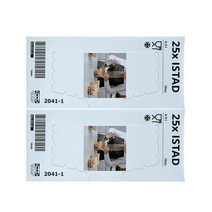 이케아 지퍼백 이스타드 0.3L 25매(7x15cm) 2개