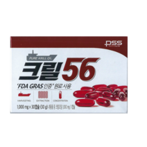 [6개월분]크릴56 크릴오일 6박스(1000mg*30캡슐(30g)*6box), 6개, 30캡슐