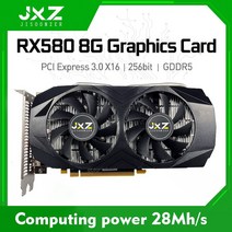 컴퓨터그래픽 카드Radeon-RX 580 8GB gddr5 256bit GPU 컴퓨터 게임 그래픽 카드, 한개옵션0