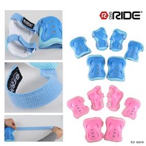 어린이 무릎 보호대 세트 4살 자전거 인라인 킥보드, M, 핑크