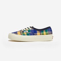 반스 어센틱 44 디엑스 (ANAHEIM FACTORY) OG PLAID NAVY ANTIQUE