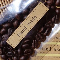 토벗 HAND MADE 스티커 핸드메이드 수제 빵 쿠키 간식포장 도시락 답례품