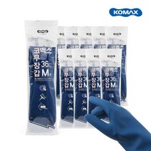 코멕스 천연라텍스 고무장갑 네이비 (중) x 10개, 없음, 상세설명 참조, 상세설명 참조