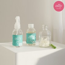[올리디퓨저] 섬유스프레이 120ml + 디퓨저 세트, 릴리오브밸리 아이비