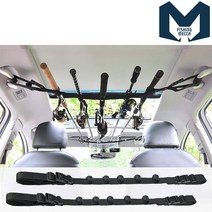 루플라 피싱메카 차량용 로드거치대 자동차 낚시대 거치대 낚시용품 로드홀더 로드캐리어 로드행거, 2개1세트